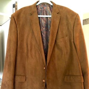 Ralph by Ralph Lauren Brown Microsuede Sport Coat